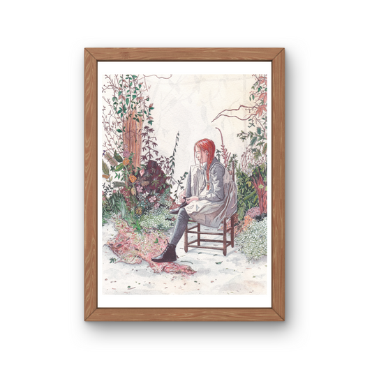 A5/A4 Illustration Art Print 'Anne With an E'